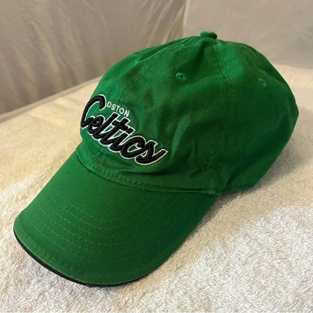 Boston Celtics Green & Black Adjustable Cotton Basketball Cap by NBA Elevation